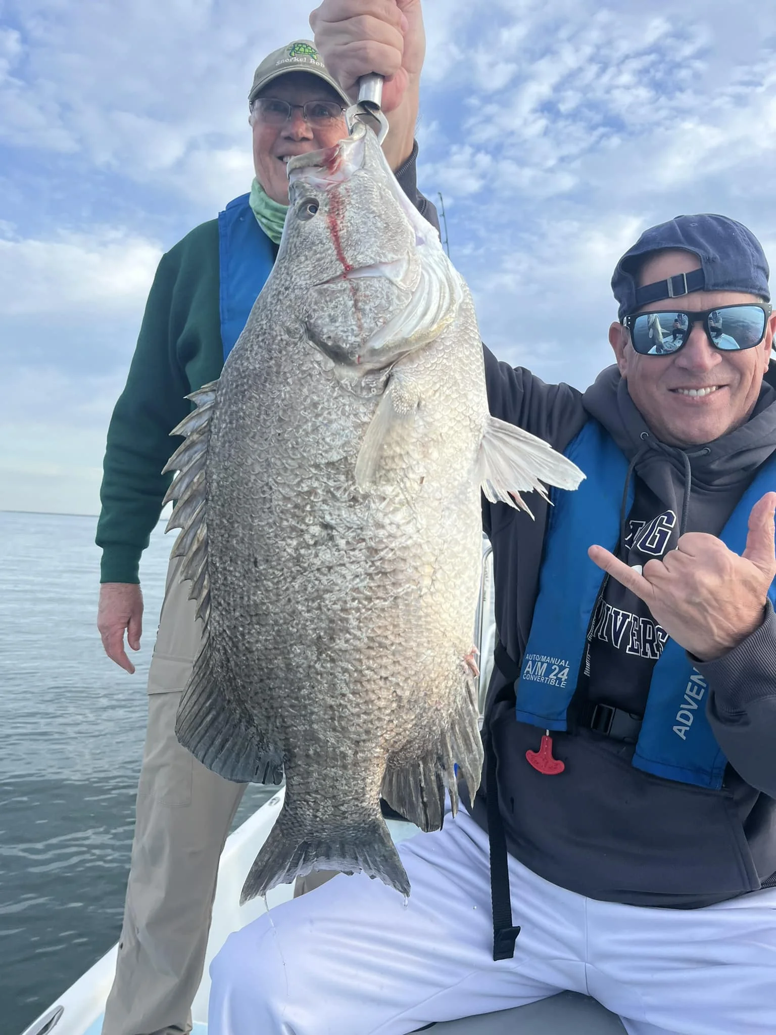 Triple tail caught near Fort Pierce, Florida